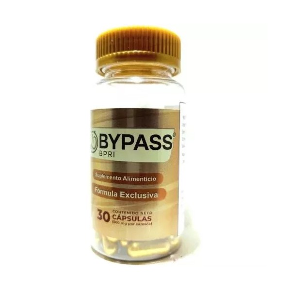 BPRI Bypass 30 Capsulas Inhibidor De Apetito 100% Natural