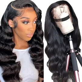2 GS 13X6 1B BB Lace Frontal Human Hair Wig 16 Inch