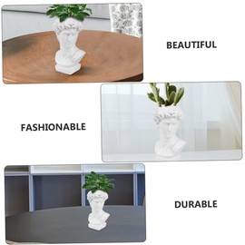 ORFOFE 1pc Resin Portrait Ornaments Flower Vase Art Vase Adornment Stationery Case Home Decor Faux Flowers