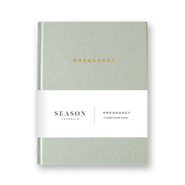 Pregnancy Journal, Hardcover Linen Keepsake Journal, Weekly Pregnancy Journal for Mom, Dad, New Parents, Pregnancy Planner, Memory Book, Premium Guided Journal by Season Journals