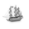 MetalEarth 3D Metal Model - Black Pearl Pirate Ship