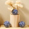 Abaodam Ceramic Balls Set of 3 Blue and White 5.00X5.00X5.00cm