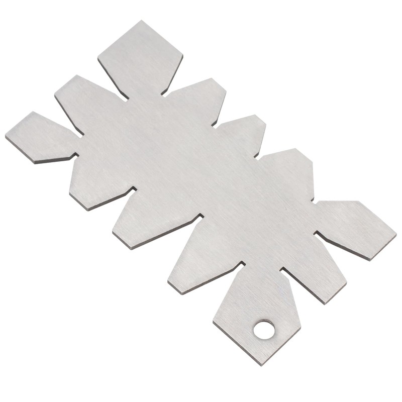 Smgda Screw Thread Gauge, Cutting Angle Gauge, 29°- 90° Multiple
