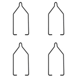 DGZZI 4PCS 100x55mm Shade Floor Lamp Stand Fittings Black Metal Retaining Clip for Garage Projects Studios Photography Headboard