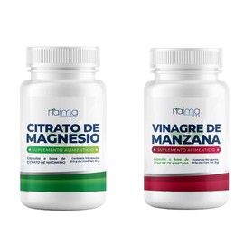 Citrato de Magnesio y Vinagre de Manzana 100 capsulas CU - Ingredientes Naturales (100)