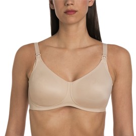 Anita Maternity Damen Bügelloser Schwangerschafts-BH Still - BH Basic 5037, Einfarbig, Gr. 80G, Beige (Desert 753)