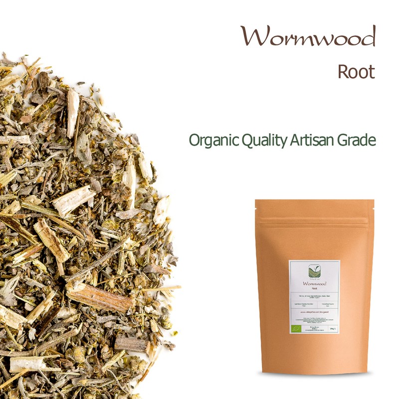 Wormwood Mugwort Organic Herbal Tea - Strong and Bitter -