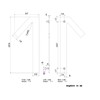Metzler Modern House Number Made of Solid Steel – Modern