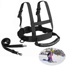 KKPLZZ Children's Ski Belt - Ski Safety Shoulder Strap, Ski Training Safe Strap for Guiding Children, Studying Skating Skiing and Snowboarding Durable Secure Straps