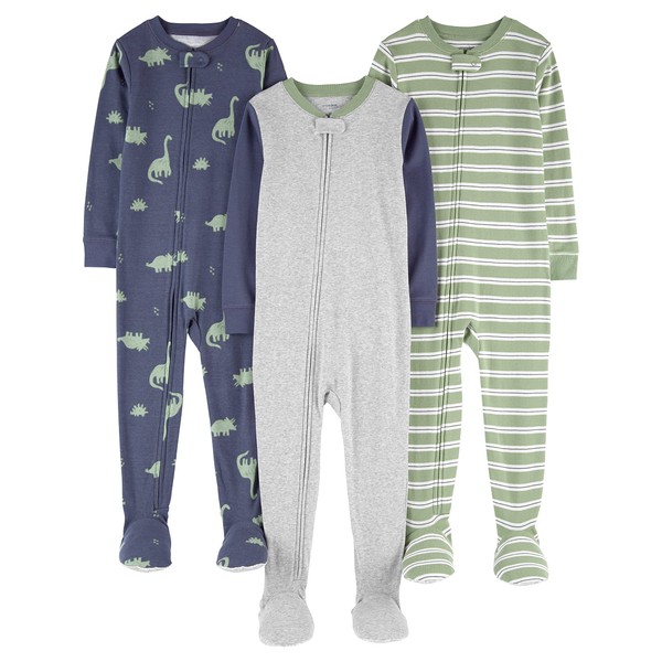 Simple Joys by Carter's Toddlers and Baby Boys' Snug-Fit Footed