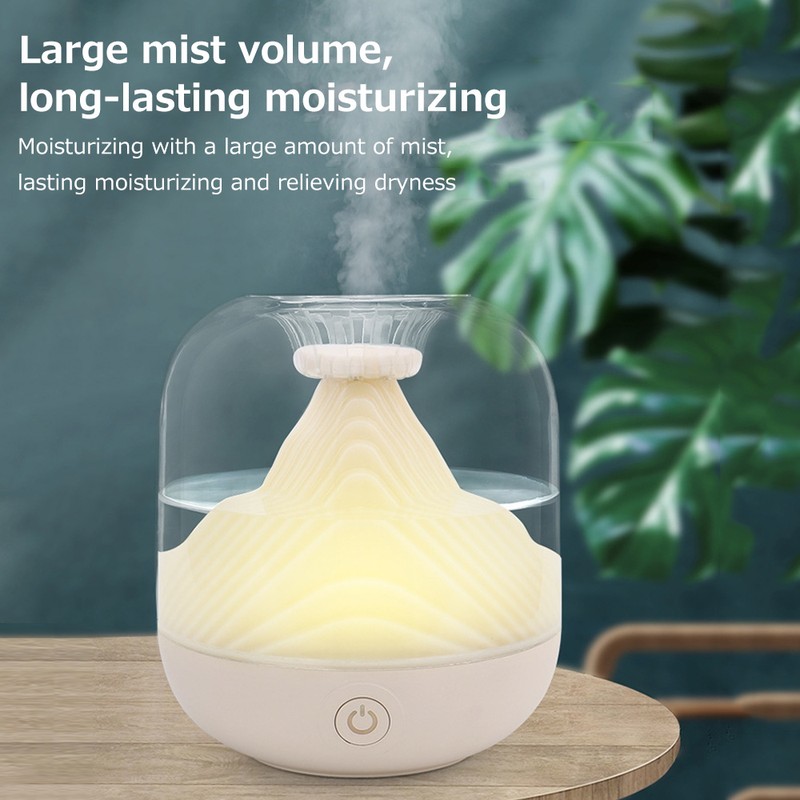 Humidifier Mini Desktop Aromatherapy 1800mAh USB Atmosphere Lamp 700ml Large