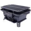 ESPIDOO Cast Iron Grill Outdoor Portable: Heavy-Duty Enameled Charcoal BBQ