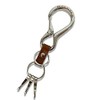 Dickies Carabiner Key Chain (Dark Brown) Free Size, dark brown