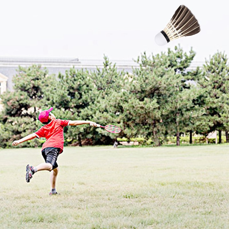 12Pcs/Lot Durable Badminton Balls Shuttlecocks Outdoor Sports Training Accessory