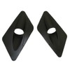 DJ-Motor Black Body Plastic Front Fender Vent Hawk For Taotao