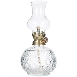 Felimoa Oil Lamp Glass Table Lamp Vintage Camping Outdoor