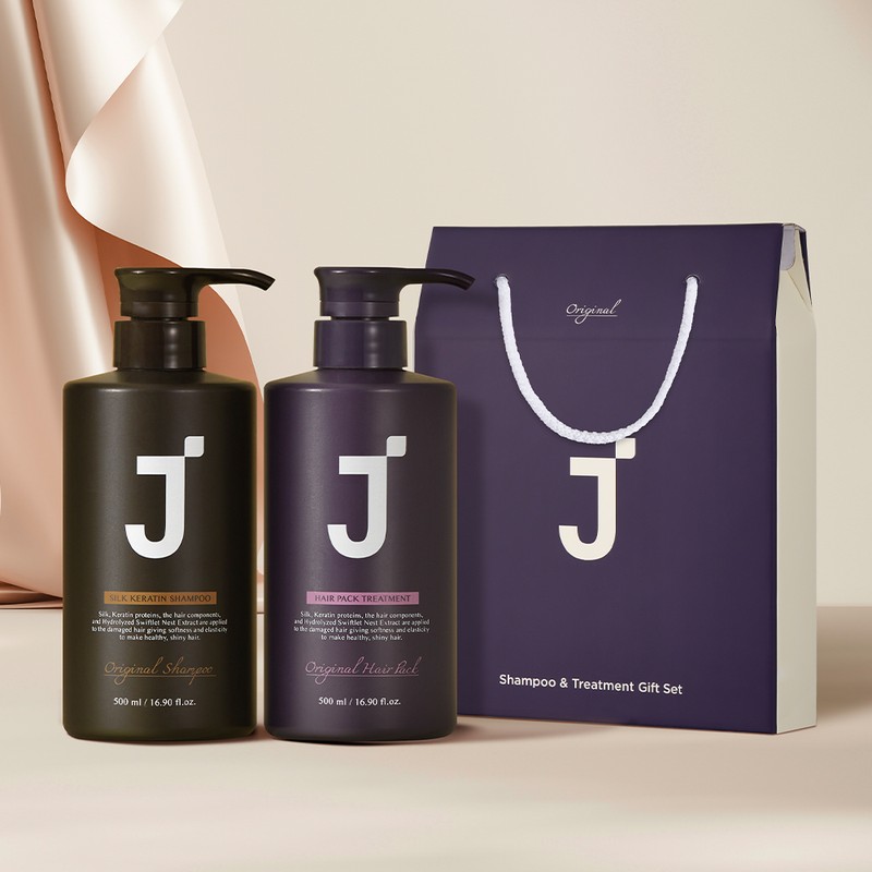 Jay Forest J.Sup Damaged Hair Care Silk Keratin Shampoo +