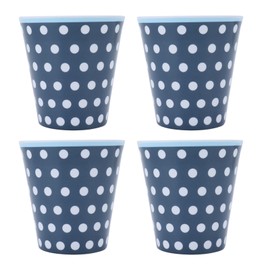 4Pcs/Set Cute Melamine Mug Imitation Porcelain Beverage Cup for Home Student School Party