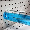 4" Plastic Economy Peg Hooks for Slatwall and Pegboard, Off-White