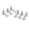 1:18 Gear Ratio Guitar Tuners Knob Enclosed Robust Silver Electric