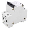 2P Miniature Circuit Breaker DIN Rail Mount Disconnect Switch for