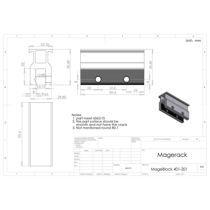 Magerack 4 End Clamp Standing Seam Metal Roof Solar Panel