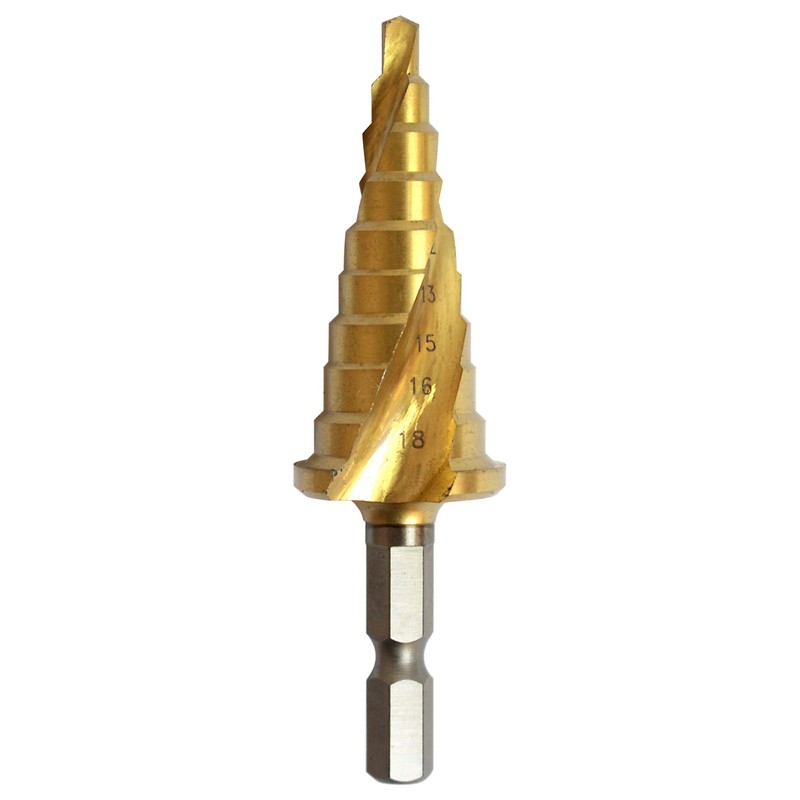 BIGMAN SSD-1 Spiral Step Drill, 9 Steps