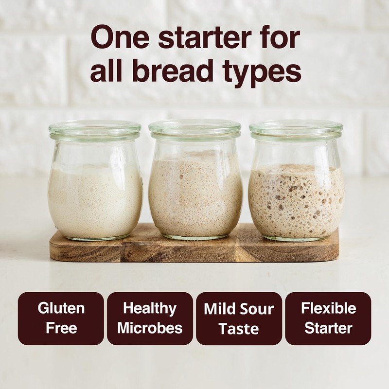 Sourdough Starter Culture (2 packet), Gluten Free Sourdough Starter Culture,
