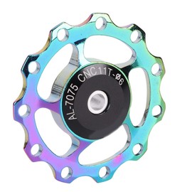 DAUERHAFT Mountain Bike Pulley Made of Aluminium Alloy Rear Derailleur for Front Derailleur Practical for Mountain Bikes (Color-11T)