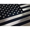 Engraved American USA US Flag Car Tag Diamond Etched on
