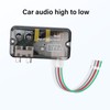 PNGKNYOCN Car Stereo Hight to Low Converter，with Control Line Function，2-Channel