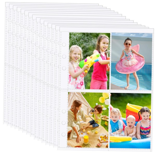 Zerodeko 50pcs Photo Set Inner Page Card Album Card Sleeve