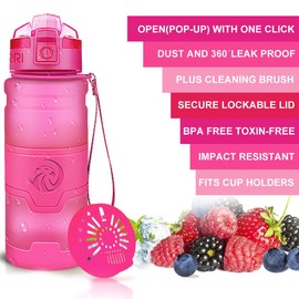 Zorri Sports Water Bottle BPA-Free Tritan School Sports Bottle