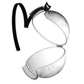 Faderr Cat Helmet, Anti Bite Transparent Space Hood, Breathable Cat Muzzle Multi-Function Design Cover for Cat Bathing, Grooming Or Cutting Nails(Transparent)