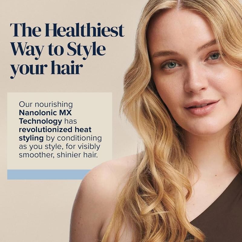 Bio Ionic Long Barrel Curling Iron Styler with Adjustable Comfort