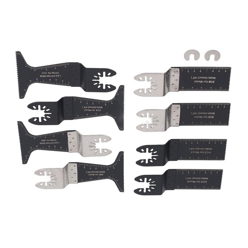 10Pcs Oscillating Saw Blades Universal Quick Release Tool Accessories Kit