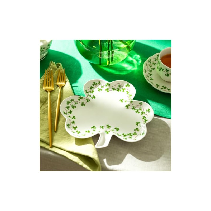 Shamrock Fine Porcelain 8.75" Set of 2 Serving Plates, Each