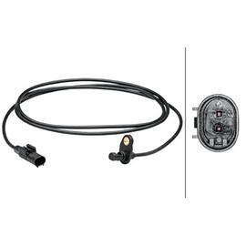 HELLA 6PU 012 679-591 Sensor Wheel Speed 2-Pin Rear Total Length: 1752 mm