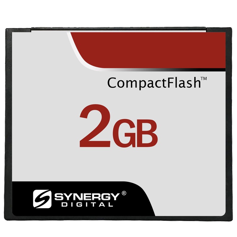Synergy Digital 2GB Compact Flash Memory Cards, Compatible with Canon
