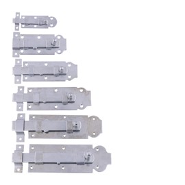 BOOMET Sliding Bolt · 6 Sizes to Choose From · 140 mm · 80/100/120/140/160/180 mm · Lock Bolt for Gates Doors Shed · Gate Slider Door Slider · Sliding Lock