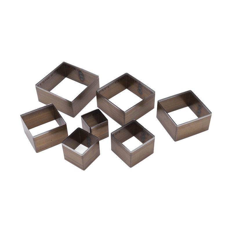 7Pcs Hollow Punch Cutter Squared Design High Carbon Steel Multipurpose