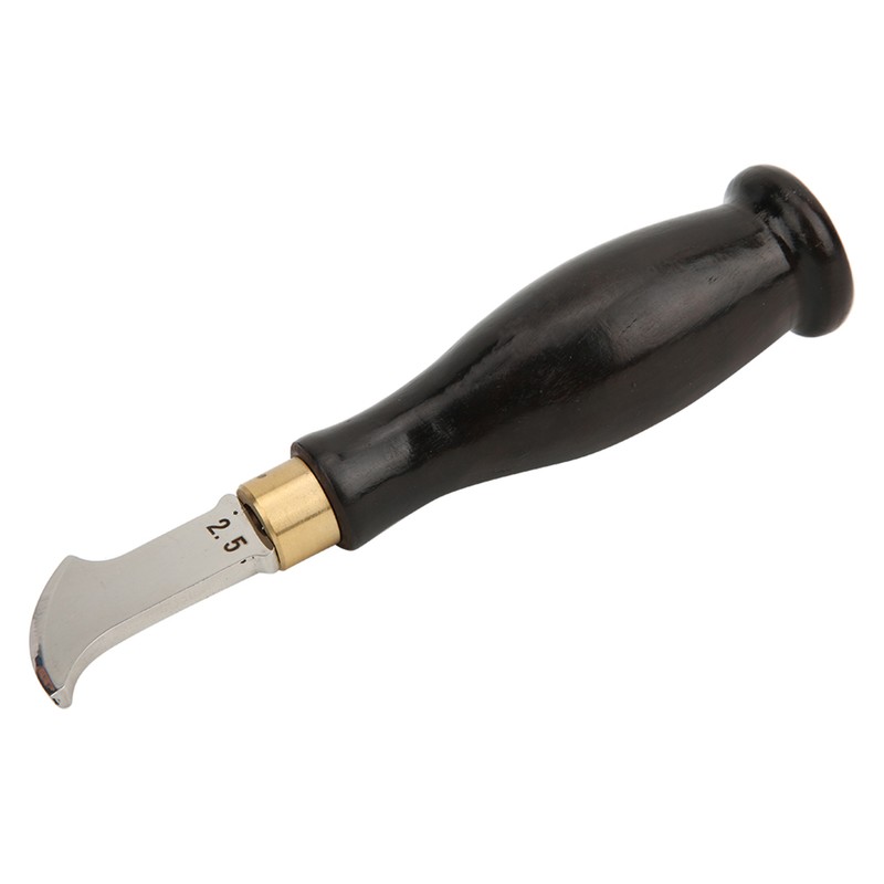 Fan shaped Edge Creaser Sandalwood Handle Leather Edge Marking Craft