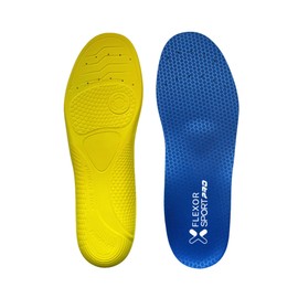 Football Sports Insoles for Men and Women, Prevent Injury, Ankle Stabilizer, Comfortable and Ultra Thin Protect Back and Knee, Absorb Shocks, Cooling System, Flexor - Size 4/5