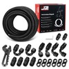 J2 Engineering 10AN 25FT 0.56" ID Nylon Braided CPE Fuel