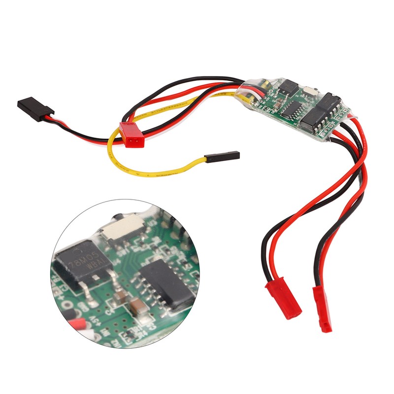 RC Brushed Motor Speed Controller Bidirectional 2s‑3s Lipo 5A RC
