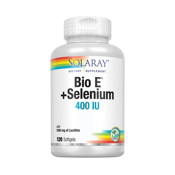 Solaray Bio Vitamin E with Selenium 400IU | 120 Softgels