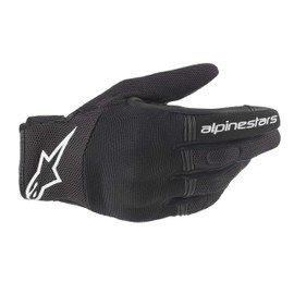 Alpinestars Motorcycle Gloves Black/White (Size: L) Copper Gloves (356 8420)
