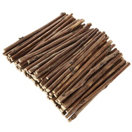 DIRBUY 300PCS 4 inch Wood Log Sticks for Crafts - Natural Twigs Sticks- Birch Wood Craft Sticks for DIY Rustic Home Decor School Projects Crafting Filler, 0.08-0.15 Inch in Diameter
