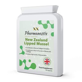 Green Lipped Mussel 500mg 90 Capsules – sustainably sourced from Pure New Zealand Waters, expertly extracted Using CO2 – Non-GMO, Gluten & Dairy Free - Manufactured in The UK