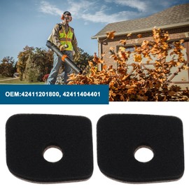 ECSiNG 3-Piece Air Filter Compatible with Stihl BG56 BG66 BG86 SH56 SH56C SH86 BR200 Leaf Blowers, OEM Number 42411201800 42411404401